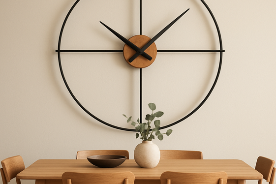 Hang a Unique Wall Clock illustration
