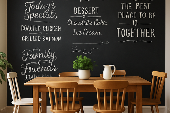 Create a Chalkboard or Message Board Wall illustration