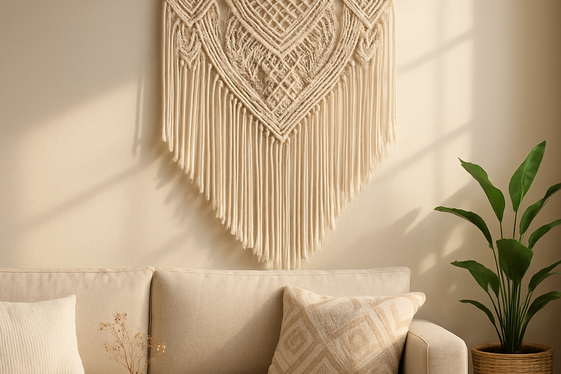 Hanging Macramé Wall Art for a Statement Piece illustration
