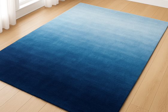 Create a Vibrant Ombre Painted Rug illustration