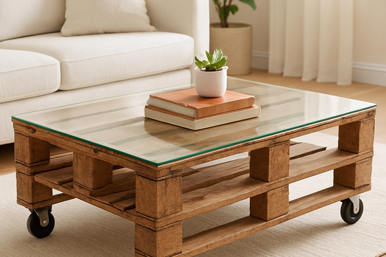 Craft a Custom Pallet Coffee Table illustration