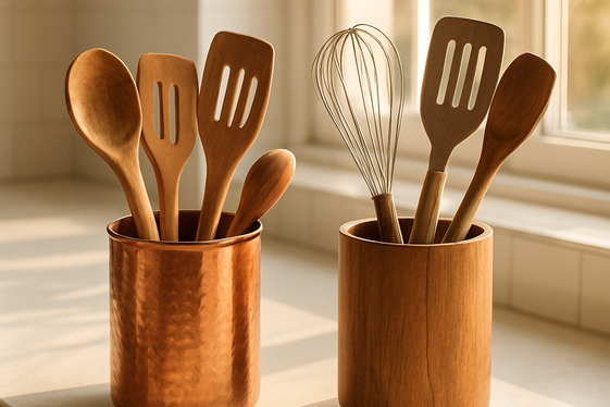 Stylish Utensil Holder Choices illustration