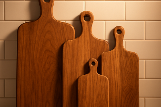Wooden Cutting Boards as Decorative Accents illustration