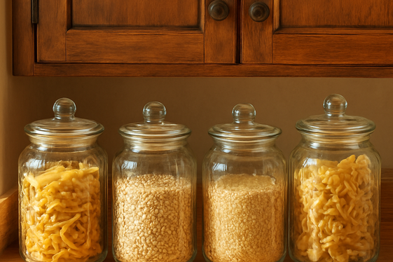 Vintage-Inspired Glass Jars for Storage illustration