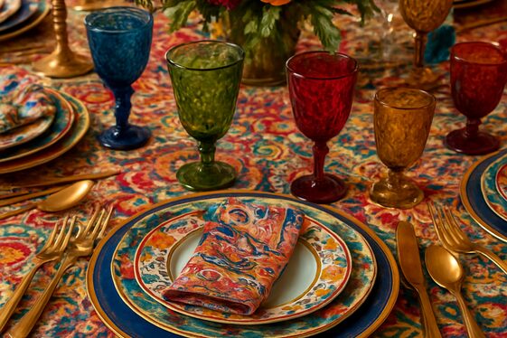 Go All Out with Decorative Table Settings illustration