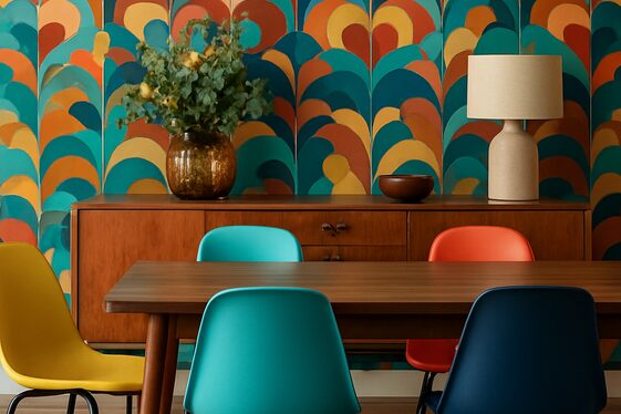Mix Vintage Finds with Modern Pieces illustration