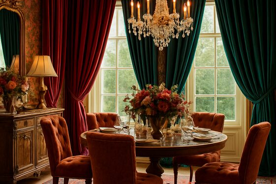 Embrace Rich Drapery and Elaborate Window Treatments illustration