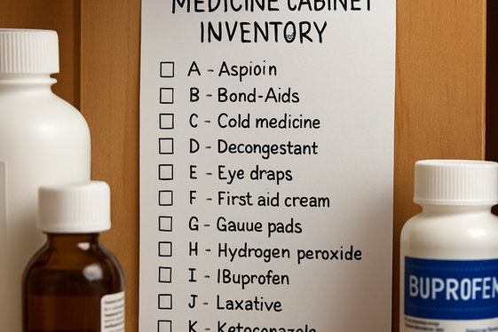 Create a Medicine Cabinet Inventory System illustration