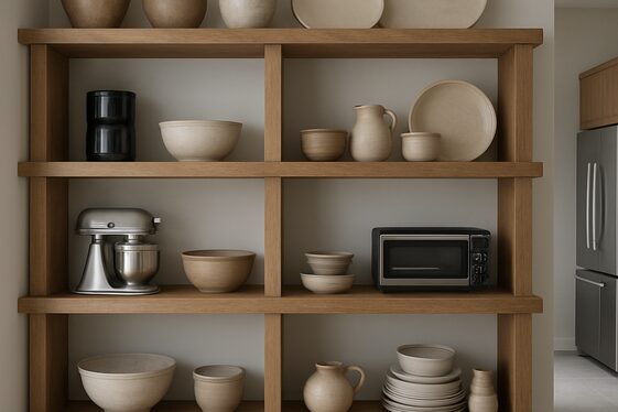 Oversized Shelves for Bold Statements illustration