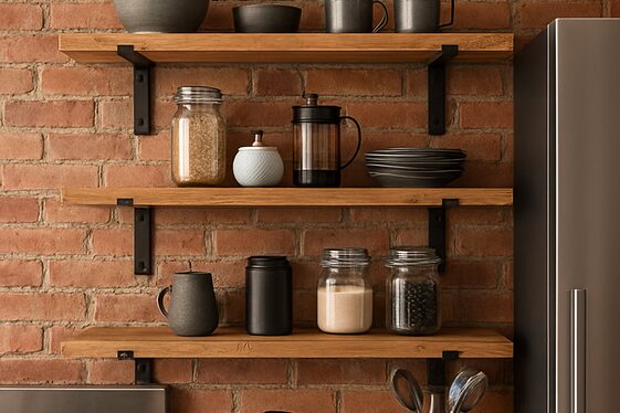 Wood and Metal Combo for an Industrial Vibe illustration