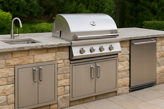 Set Up a Functional Outdoor Kitchen illustration