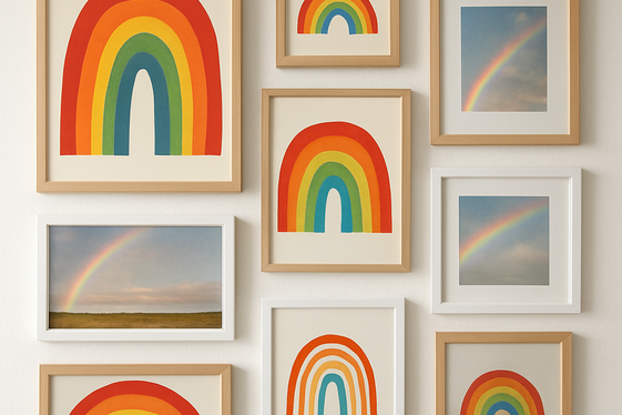 Rainbow-Inspired Gallery Walls for Instant Wow illustration