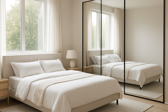 Use Mirrors for a Spacious Feel illustration