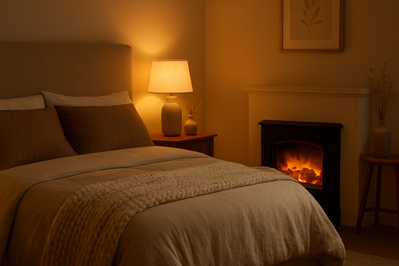 Add a Fireplace or Faux Fire Feature illustration