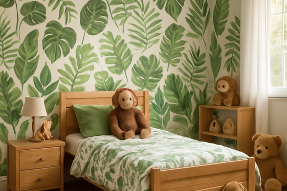 Adventure-Themed Jungle Room illustration