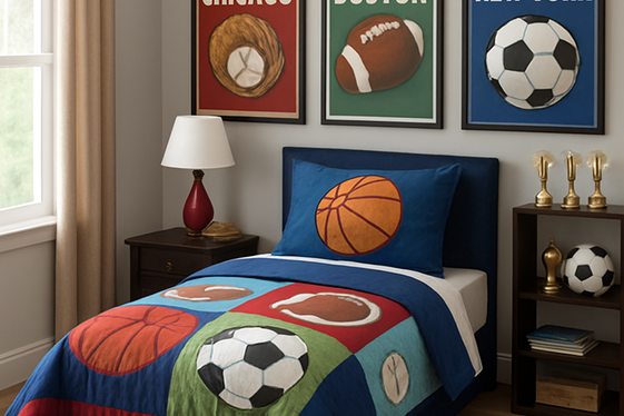 Sports Fan Dream Space illustration