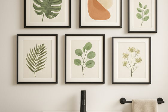 Display Framed Artwork or Prints illustration