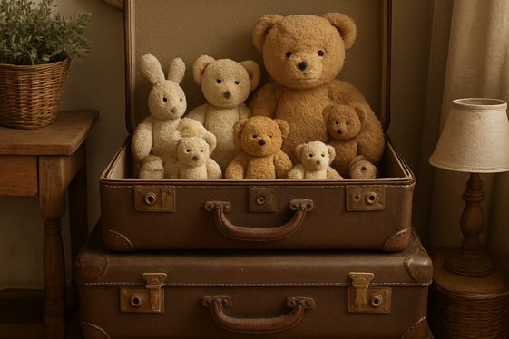 Using Vintage Suitcases for Retro Storage illustration