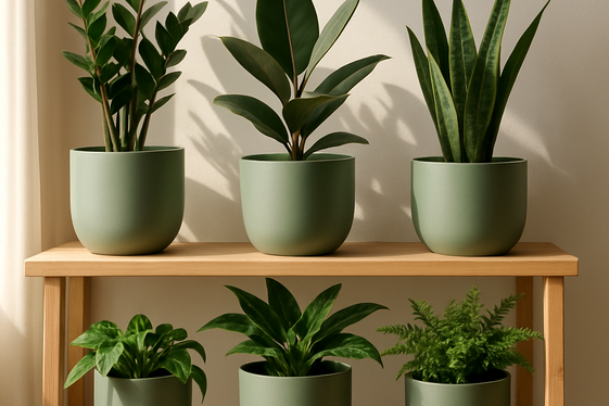 Adding Sage Green Planters for a Fresh Indoor Garden illustration
