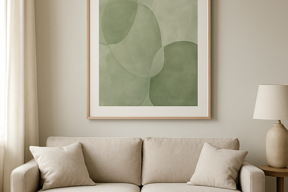 Using Sage Green Artwork to Add Color Balance illustration