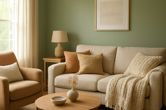 Mixing Sage Green with Warm Neutrals for Cozy Living Spaces illustration