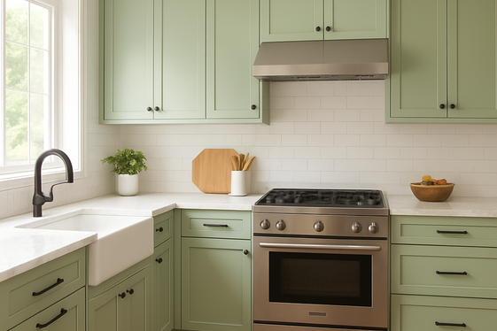 Incorporating Sage Green in Your Kitchen Cabinets illustration