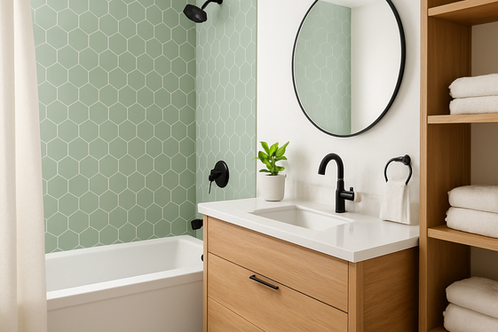 Sage Green Bathroom Tiles for a Spa-Like Feel illustration