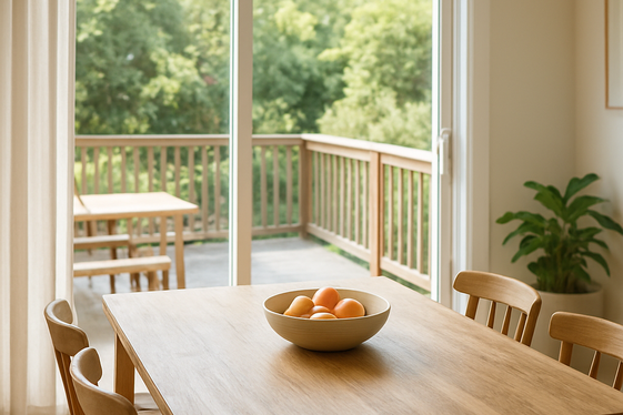 Tables That Seamlessly Connect to Outdoor Spaces illustration