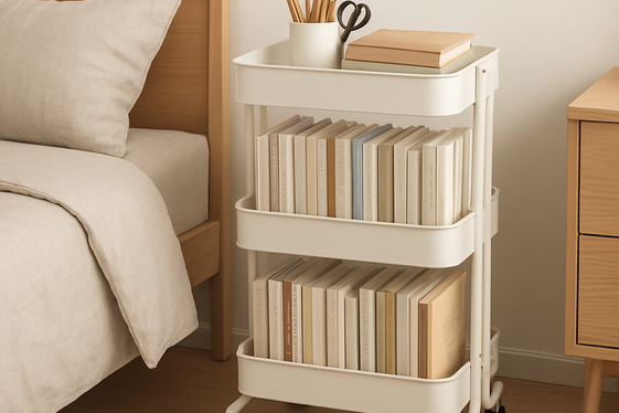Add a Rolling Cart for Mobile Storage illustration