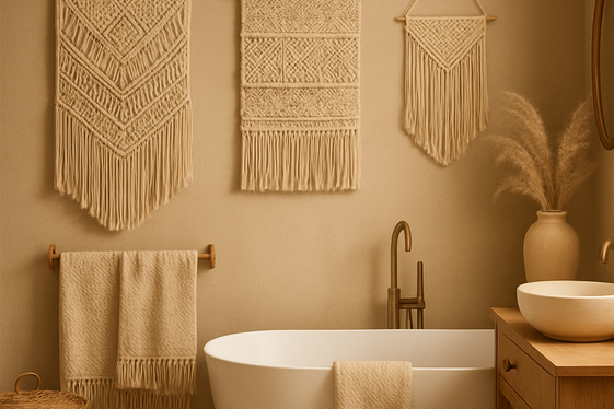 Hang Fabric Wall Hangings for Soft Texture illustration