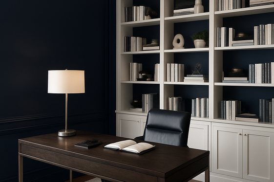 Navy Nights: Deep, Dark Blue for Sophisticated Edges illustration