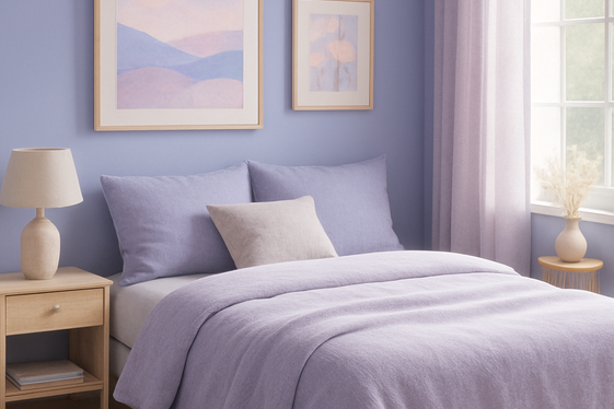 Periwinkle Peace: Purple-Blue for a Soft Touch illustration