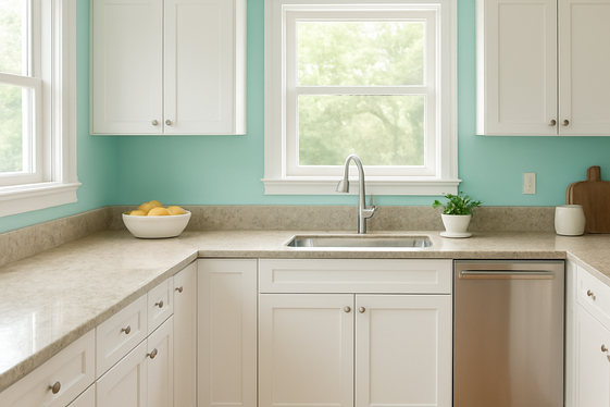 Fresh Breeze: Minty Blue for Refreshing Rooms illustration