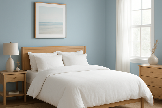 Powder Blue Perfection: Gentle and Timeless illustration