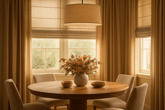 Layer with Window Treatments for Warmth illustration