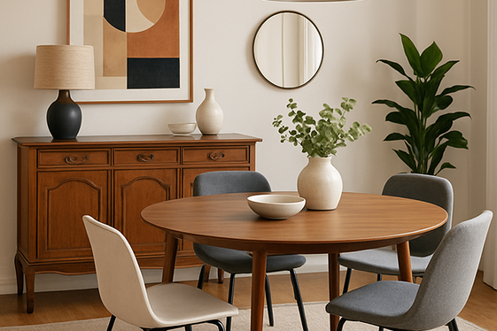 Mix Vintage and Modern Pieces for Character illustration