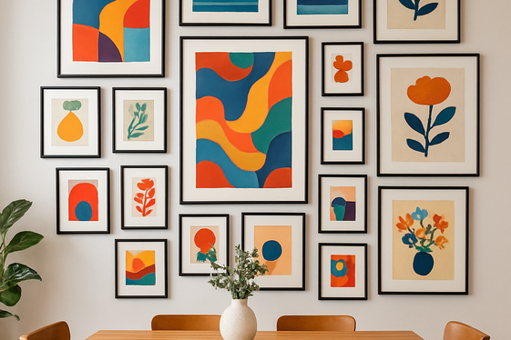 Introduce a Gallery Wall for Visual Interest illustration
