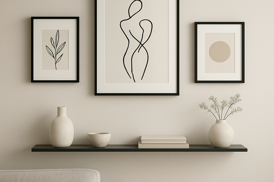 Lean Toward Minimalist Art and Accessories illustration