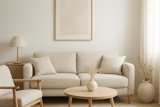 Opt for a Light, Neutral Color Palette illustration