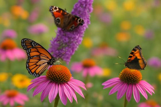 Include Butterfly-Attracting Perennials for Activity illustration