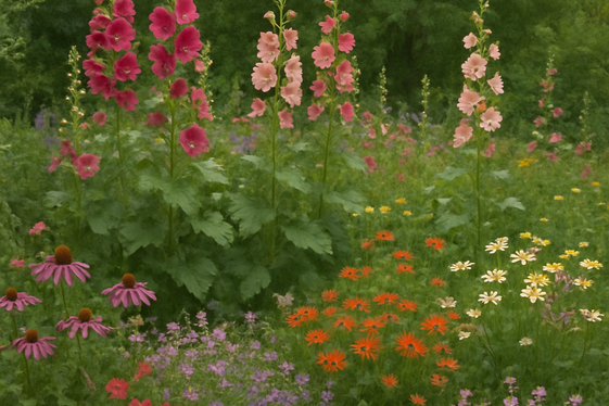 Mix Tall and Short Plants for Dynamic Layers illustration