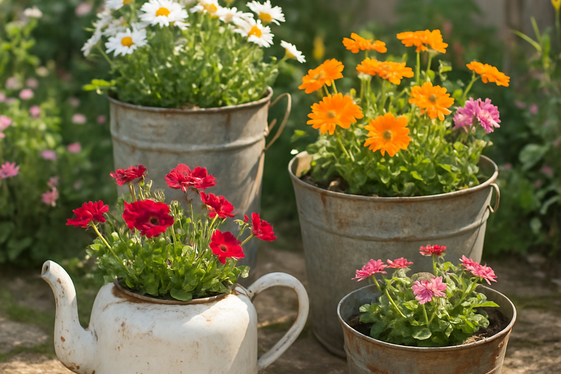 Use Repurposed Containers for Eco-Friendly Planters illustration