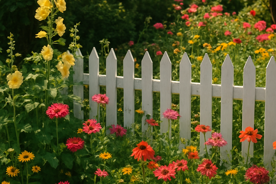 Add a Charming Pickett Fence for Vintage Appeal illustration