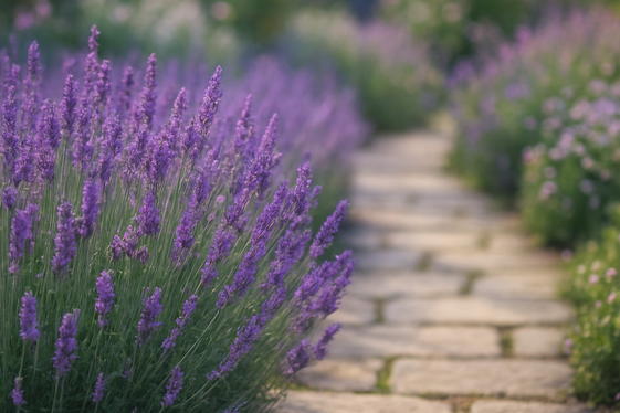 Plant Lavender for Scent and Soft Purple Hues illustration