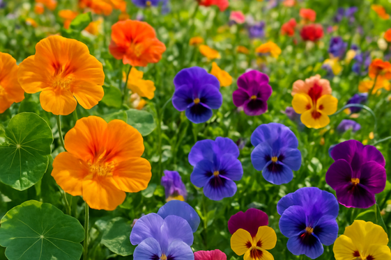 Grow Edible Flowers for Beauty and Taste illustration