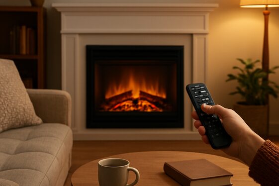 Electric Fireplaces with Remote Control Convenience illustration