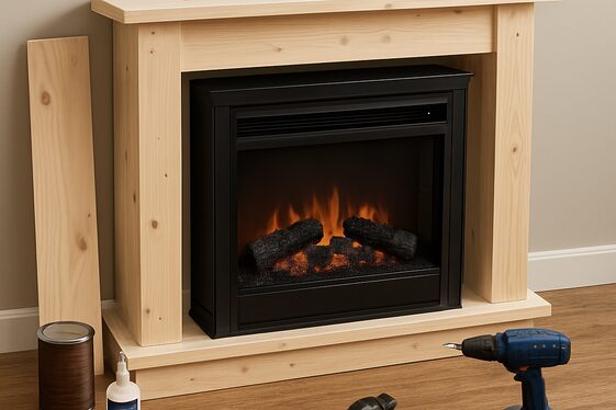 DIY Electric Fireplace Projects for Budget-Friendly Decor illustration
