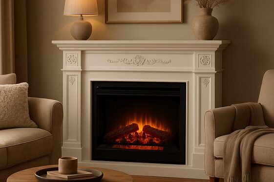 Classic Mantel Electric Fireplaces with a Contemporary Twist illustration