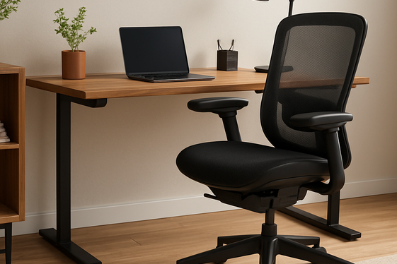 Invest in a High-Quality Ergonomic Desk and Chair illustration