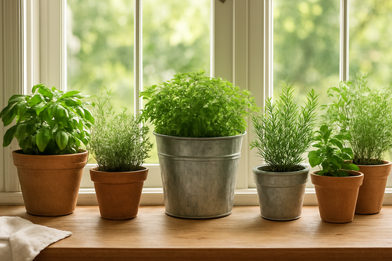 Greenery and Herbs for Fresh Farmhouse Flair illustration